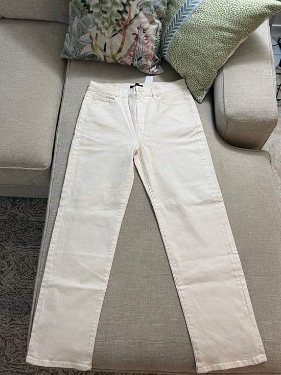 Ann Taylor Denim - Ann Taylor Off-white Jeans size 6